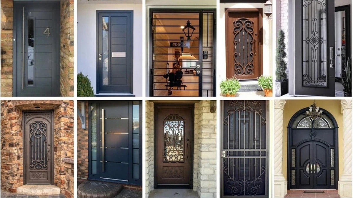 انواع درب های فلزی